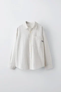 CAMISA RAYAS BORDADO