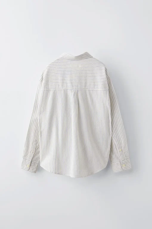 CAMISA RAYAS BORDADO