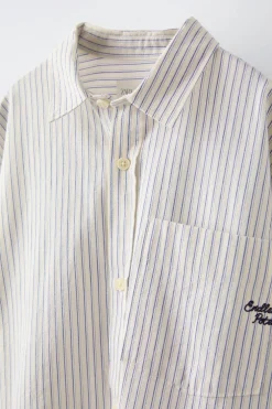 CAMISA RAYAS BORDADO