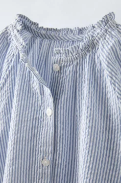 CAMISA RAYAS BORDADO SHIFFLY