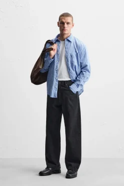 CAMISA RAYAS COMBINADAS