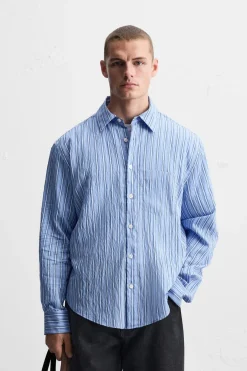 CAMISA RAYAS COMBINADAS