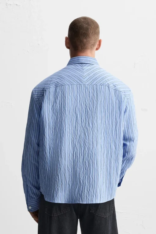 CAMISA RAYAS COMBINADAS