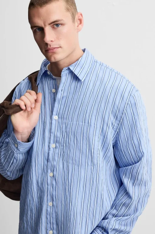 CAMISA RAYAS COMBINADAS