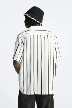 CAMISA RAYAS CON VISCOSA