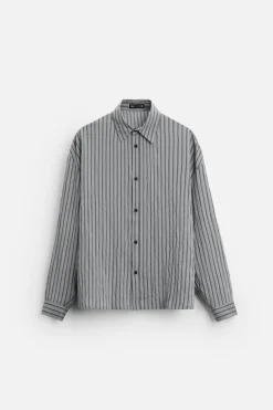 CAMISA RAYAS CON VISCOSA