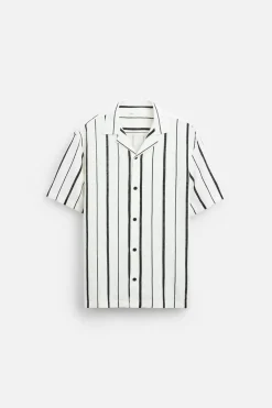 CAMISA RAYAS CON VISCOSA