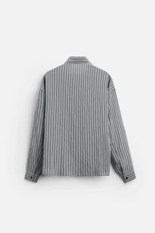 CAMISA RAYAS CON VISCOSA