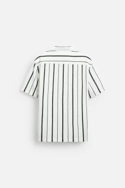 CAMISA RAYAS CON VISCOSA