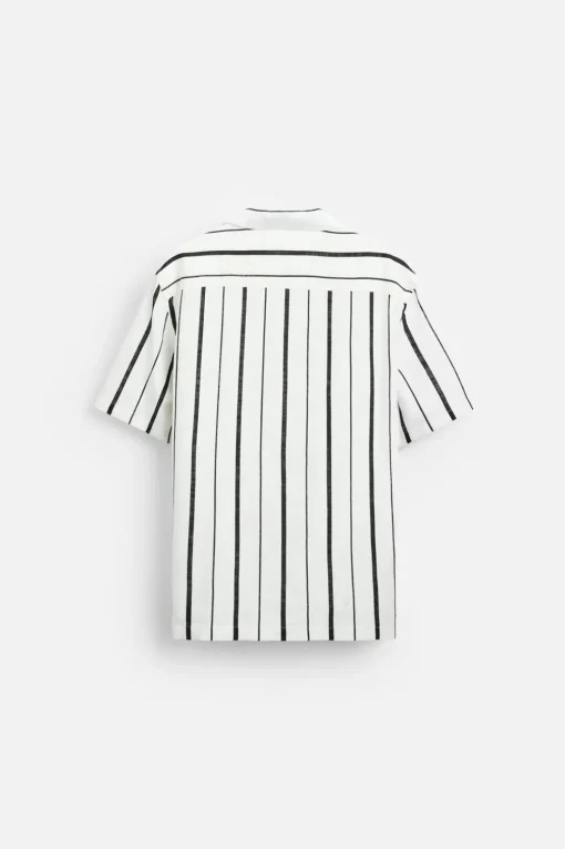 CAMISA RAYAS CON VISCOSA