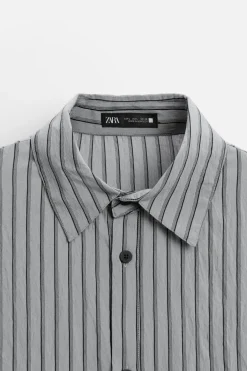 CAMISA RAYAS CON VISCOSA