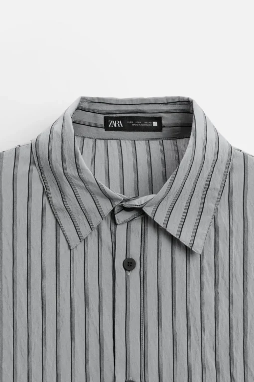 CAMISA RAYAS CON VISCOSA