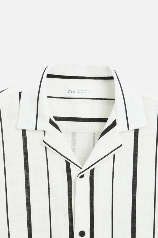 CAMISA RAYAS CON VISCOSA