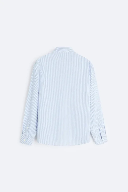 CAMISA RAYAS EFECTO ARRUGADO