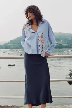 CAMISA RAYAS PÁJAROS