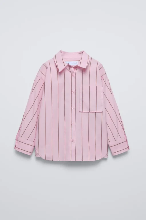 CAMISA RAYAS PLIEGUE