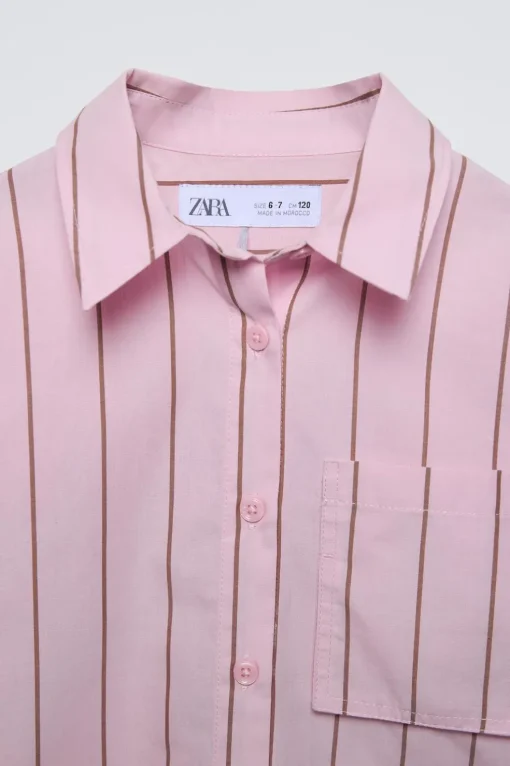 CAMISA RAYAS PLIEGUE