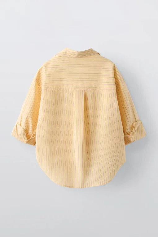 CAMISA RAYAS Y TOP RIB