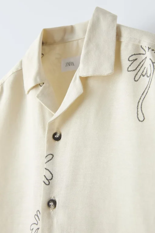 CAMISA RÚSTICA PALMERAS