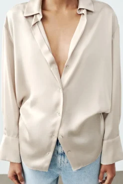 CAMISA SATINADA