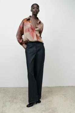 CAMISA SATINADA ESTAMPADO TIE DYE