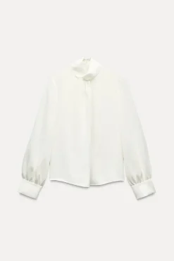 CAMISA SATINADA NUDO