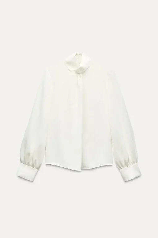 CAMISA SATINADA NUDO