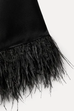 CAMISA SATINADA PLUMAS
