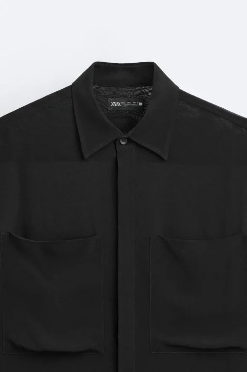 CAMISA SEMITRANSPARENTE