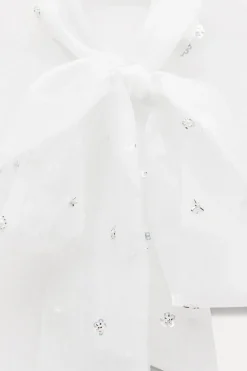 CAMISA SEMITRANSPARENTE ABALORIOS LENTEJUELAS