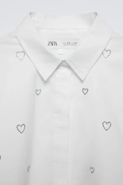 CAMISA STRASS CORAZONES
