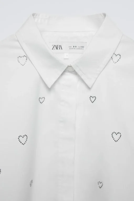 CAMISA STRASS CORAZONES
