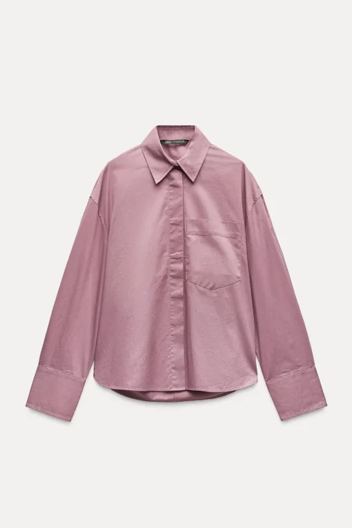 CAMISA TEJIDO GABARDINA BOLSILLO