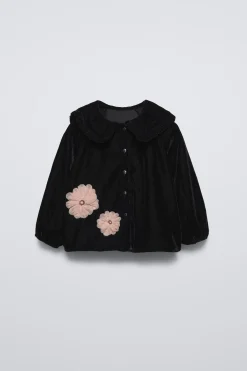 CAMISA TERCIOPELO FLORES