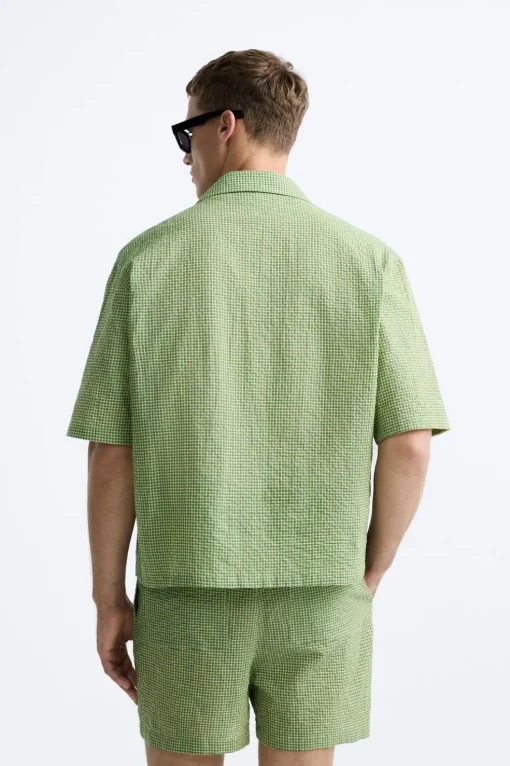 CAMISA TEXTURA CUADROS