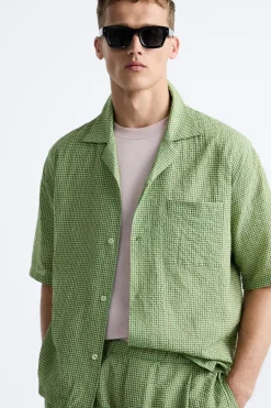 CAMISA TEXTURA CUADROS