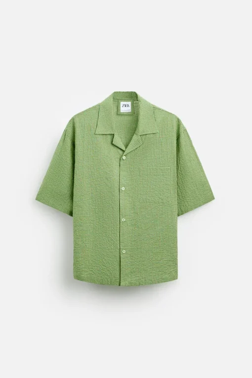CAMISA TEXTURA CUADROS