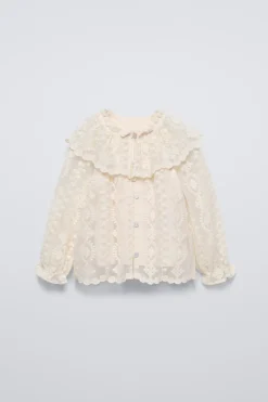 CAMISA TUL BORDADOS