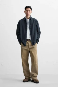 CAMISA TWILL BORDADO
