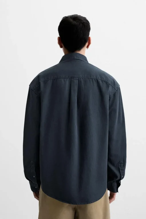 CAMISA TWILL BORDADO