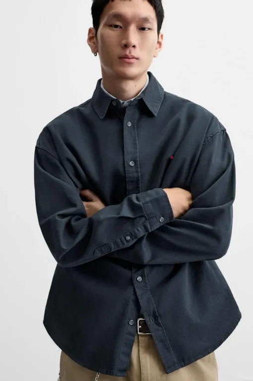 CAMISA TWILL BORDADO