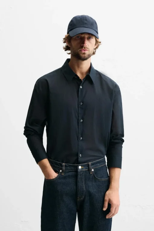 CAMISA VOILE SEMITRANSPARENTE