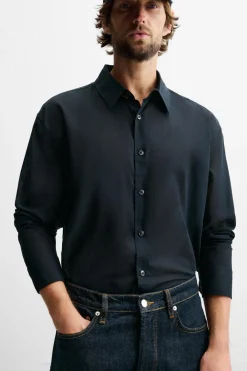 CAMISA VOILE SEMITRANSPARENTE