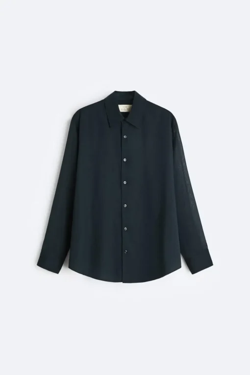 CAMISA VOILE SEMITRANSPARENTE
