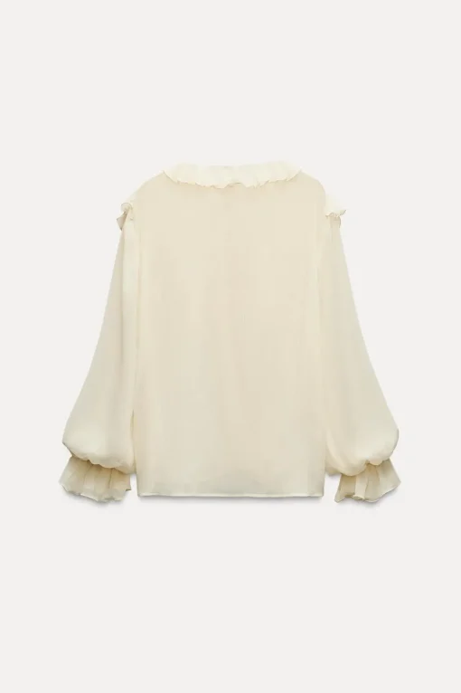 CAMISA VOLANTES LAZADAS