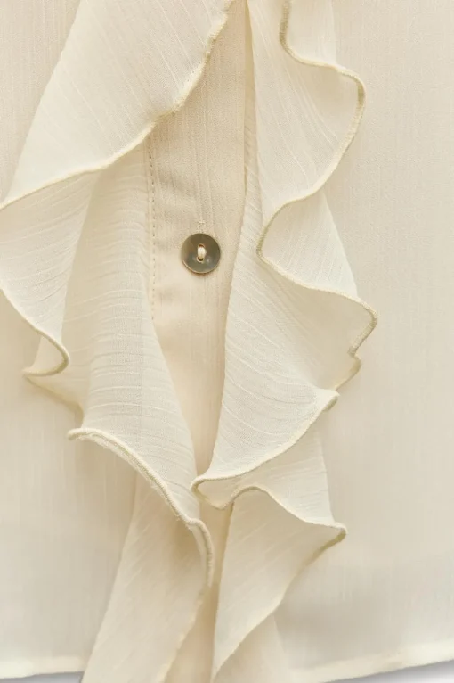 CAMISA VOLANTES LAZADAS