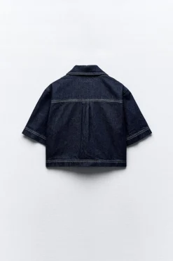 CAMISA Z1975 DENIM CROPPED