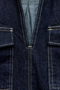 CAMISA Z1975 DENIM CROPPED