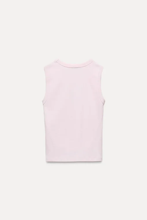 CAMISETA ALGODÓN ESCOTE PICO