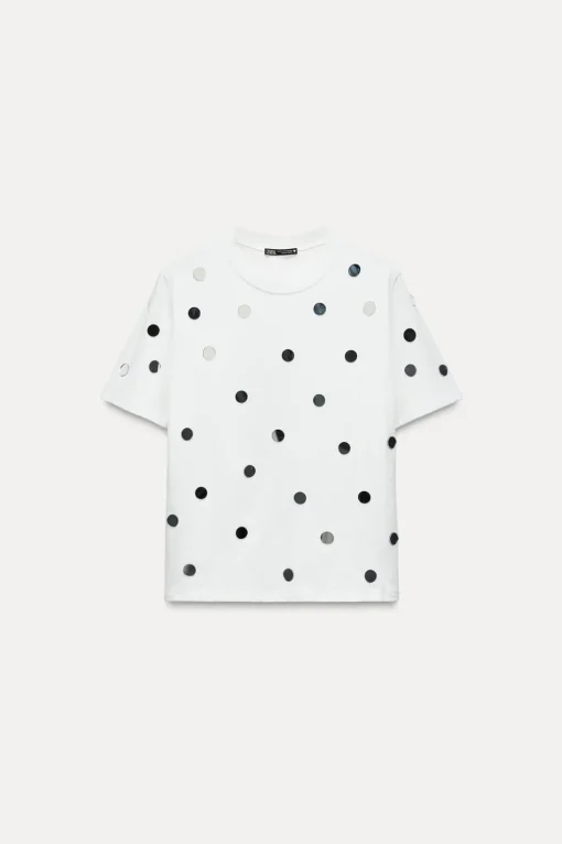 CAMISETA APLICACIÓN ESPEJOS